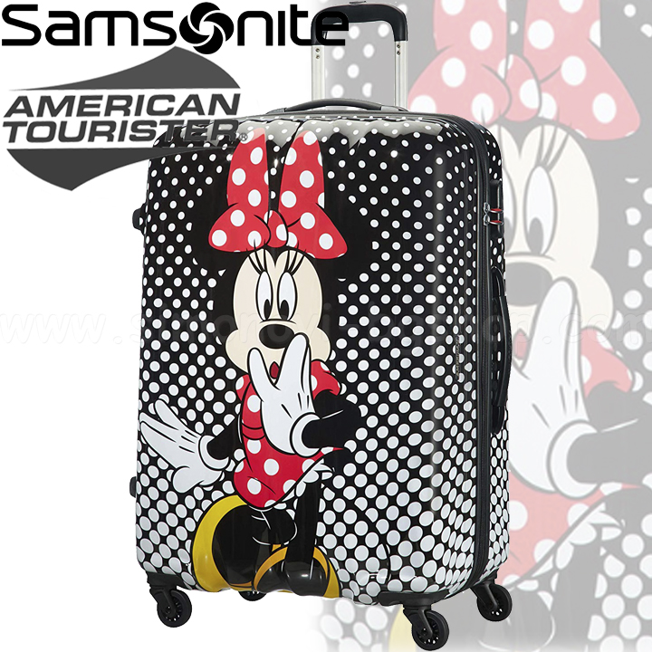 Samsonite Disney Legends   65 . Minnie Mouse Polka Dots American To