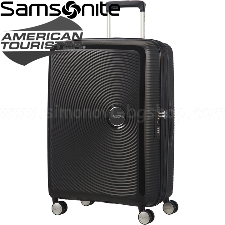 American Tourister by Samsonite Four-Wheel Steering Wheel SoundBox 67cm Black