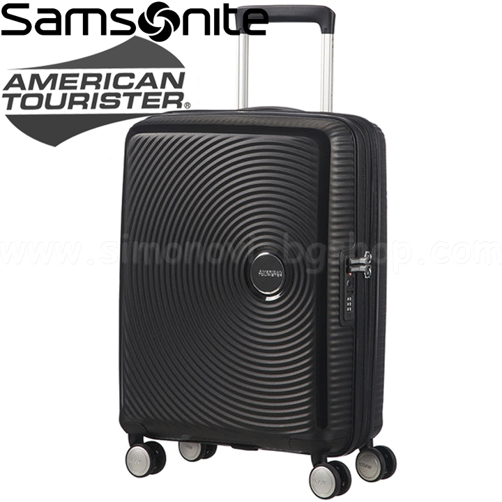 American Tourister by Samsonite Four-Wheel Steering Wheel SoundBox 55cm Black