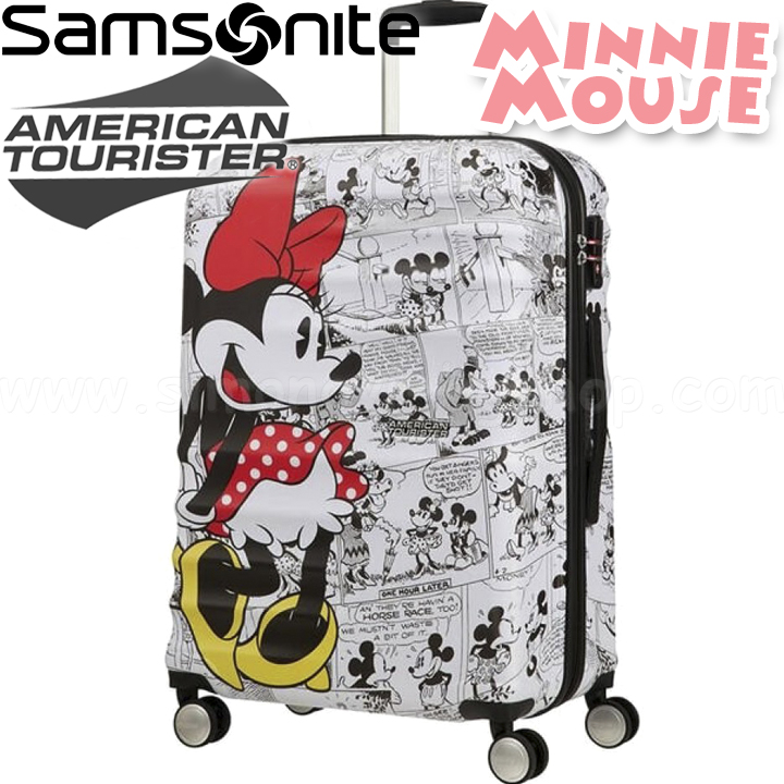 American Tourister   Disney Wavebreaker 67 Minnie Comics White
