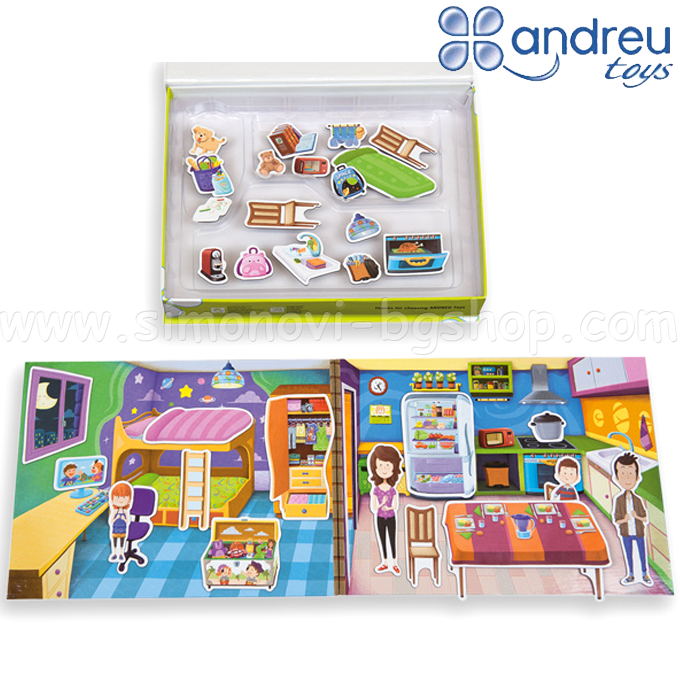 Andreu Toys - My house 16028 magnets