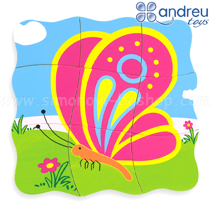 Andreu Toys - Stacking Puzzle "Butterfly" 16380