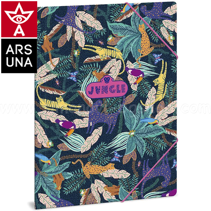 Jungle Папка с ластик 50210626 Ars Una Jungle Папка с ластик 50210626 Ars Una