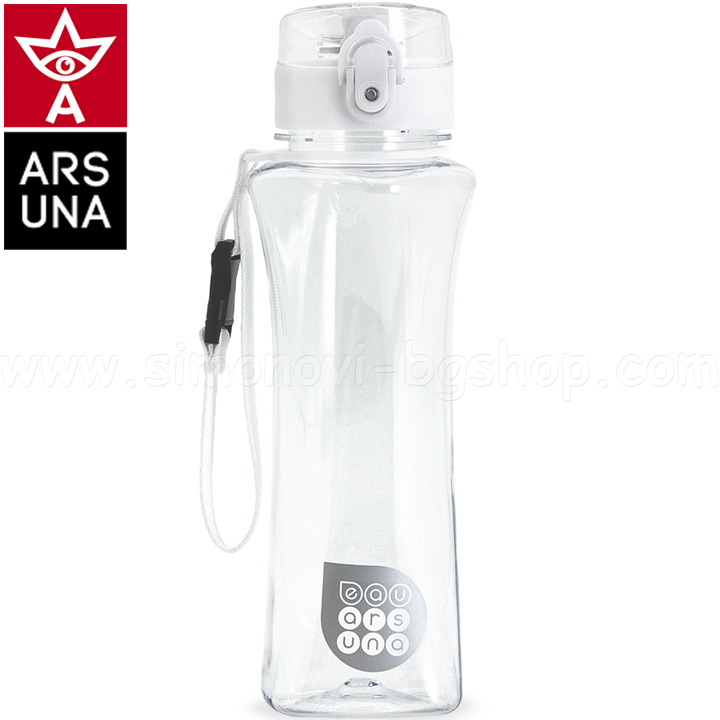 2019 Ars Una Water Bottle 500ml White 95019710