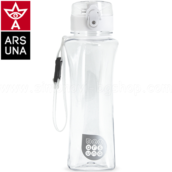 2019 Ars Una Water Bottle 500ml White MAT 95109718