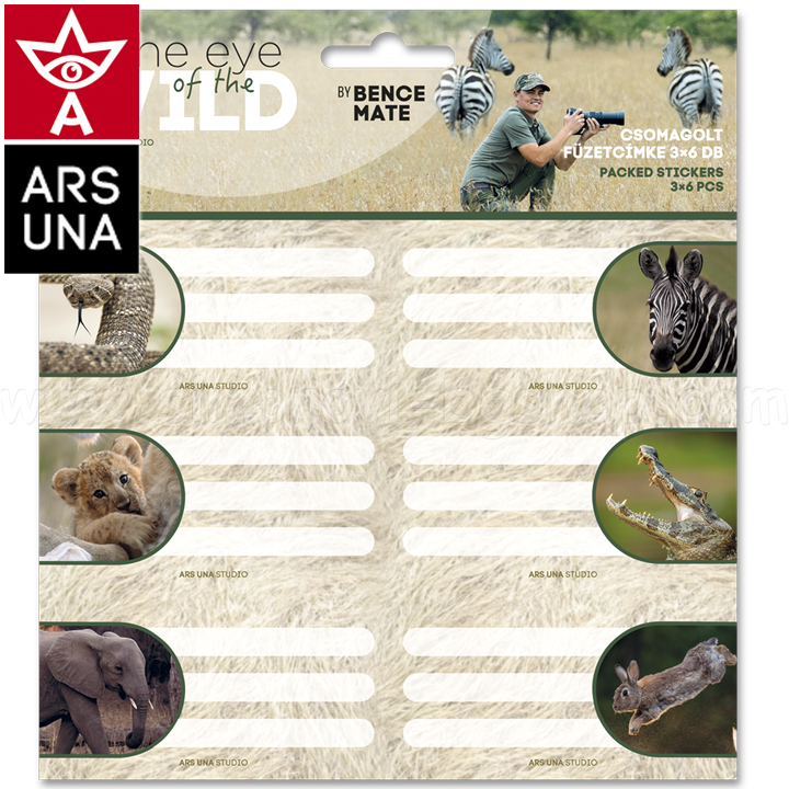 Etichetele caietului The Eyes of the Wild-2 53831132 Ars Una