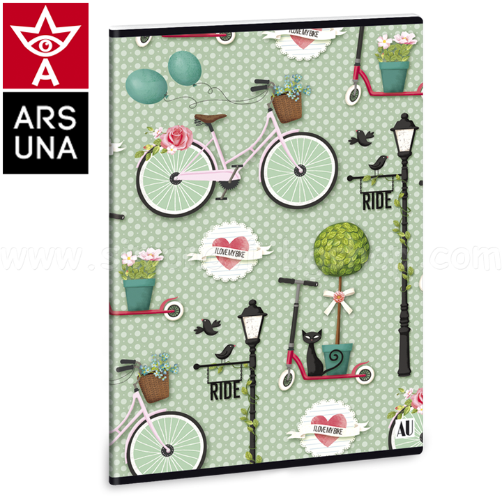 Ride Notebook A5 40l.93137898 Ars Una