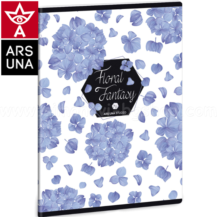 Notebook Floral Hortensia A5 40 coli 93139410 Ars Una