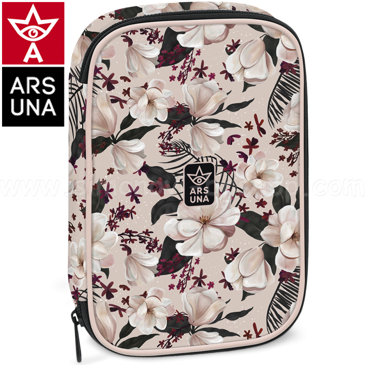 2024 Flowery Pink Two Tier Single Zip Toiletry  54953758 Ars Una