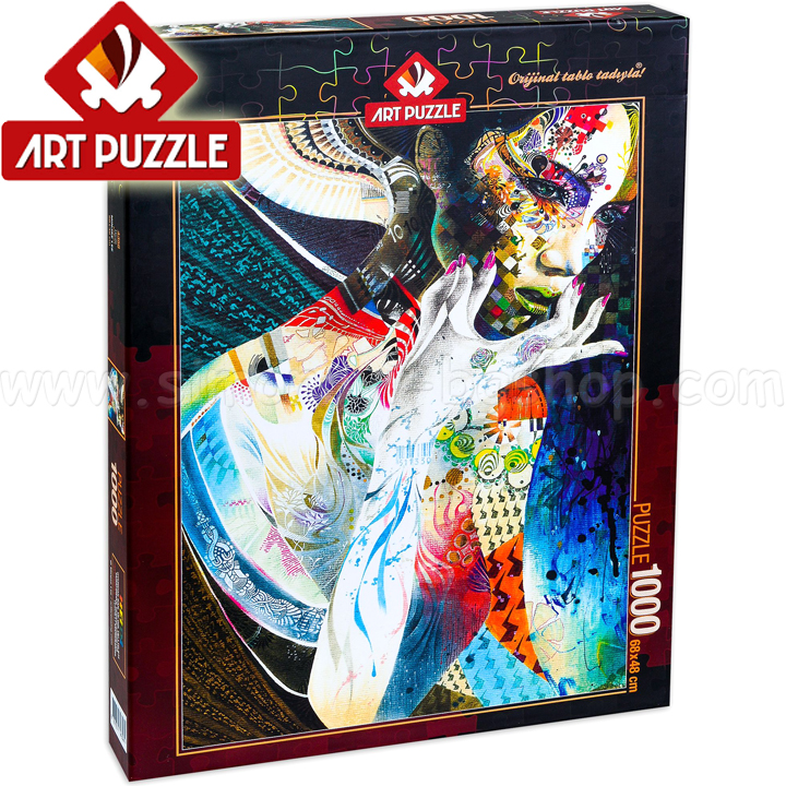 Art Puzzle Puzzle 1000 pieces "Indian", Minja Lee 4358