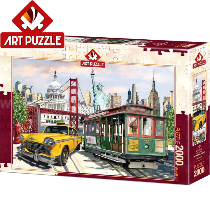 Art Puzzle Puzzle 2000 pieces "USA, Collage" 5473