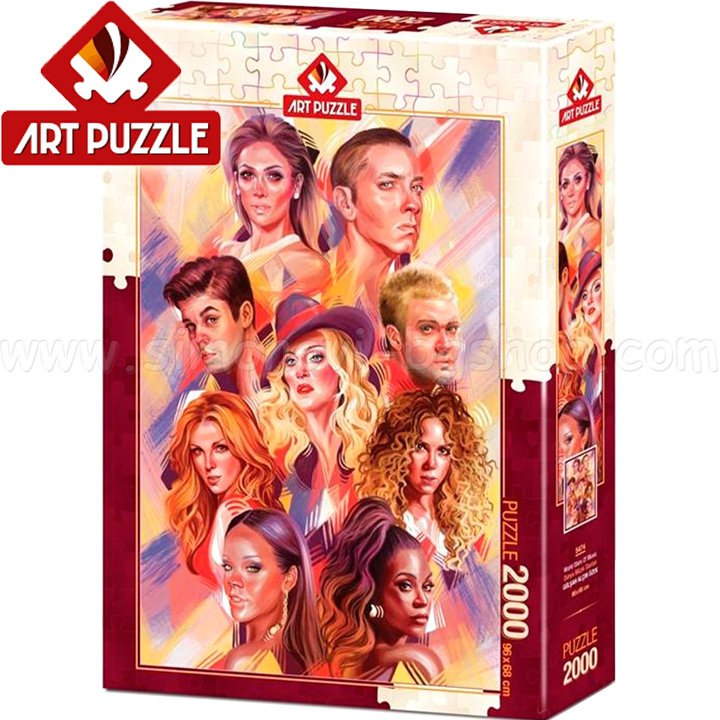 Art Puzzle Puzzle 2000 pieces "World Music Stars" 5474