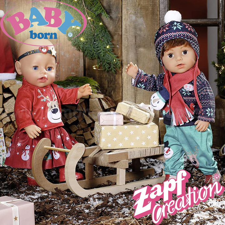 Baby Born Christmas Advent calendar with doll clothes 830260 Zapf Creation
