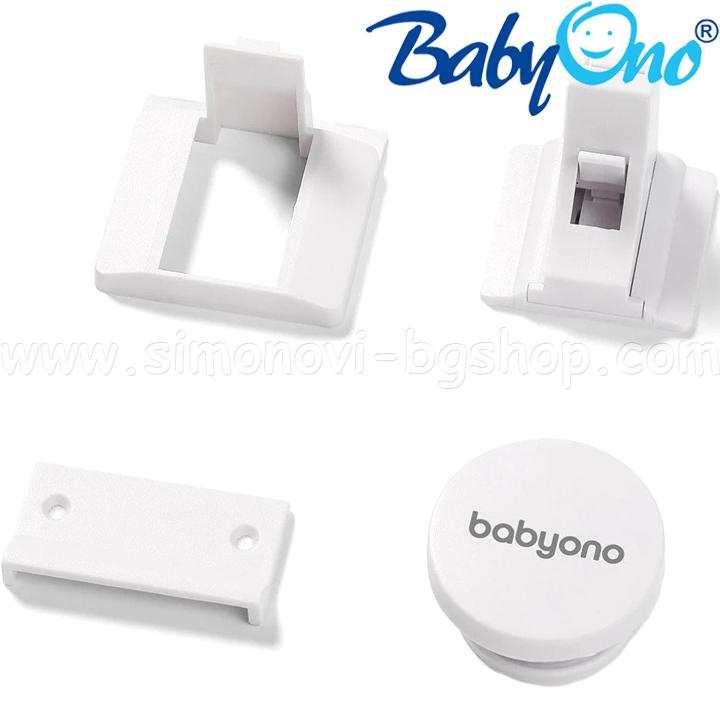 BabyOno Магнитни обезопасители за чекмедже 4 бр. 946 BabyOno Магнитни обезопасители за чекмедже 4 бр. 946