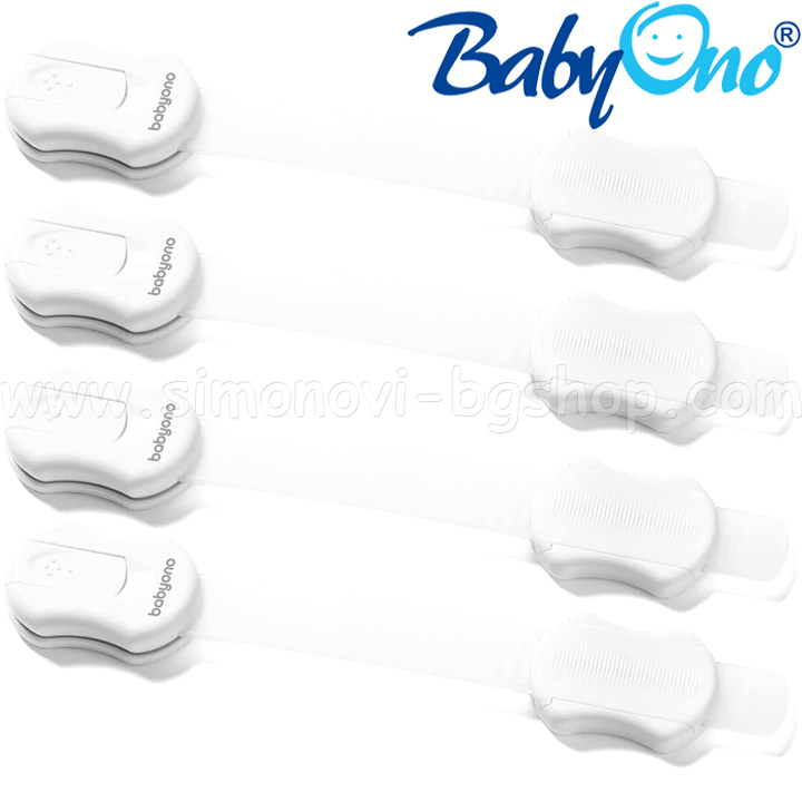 BabyOno Обезопасители за шкаф 4 бр. 944 BabyOno Обезопасители за шкаф 4 бр. 944