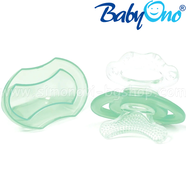 Babyono Силиконова дъвкалка Green 1008/03 Babyono Силиконова дъвкалка Green 1008/03