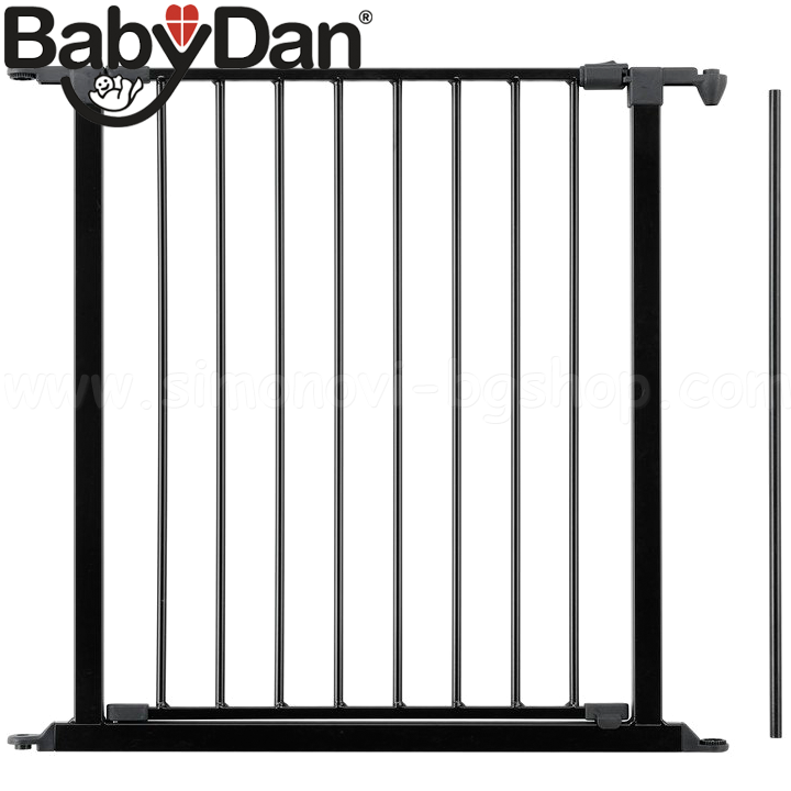 BabyDan Extender Door for Combined Partition 72cm. Black