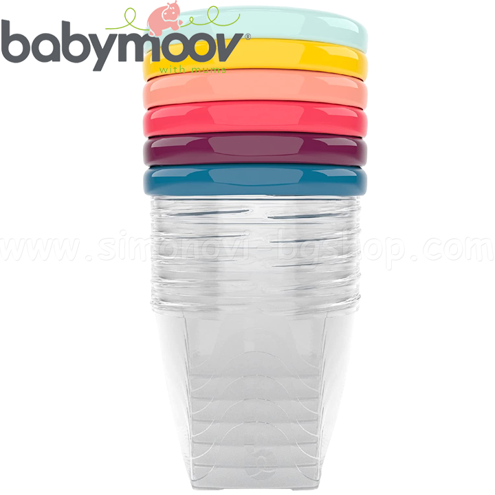 Babymoov - Set of bowls 4x120 ml 004307