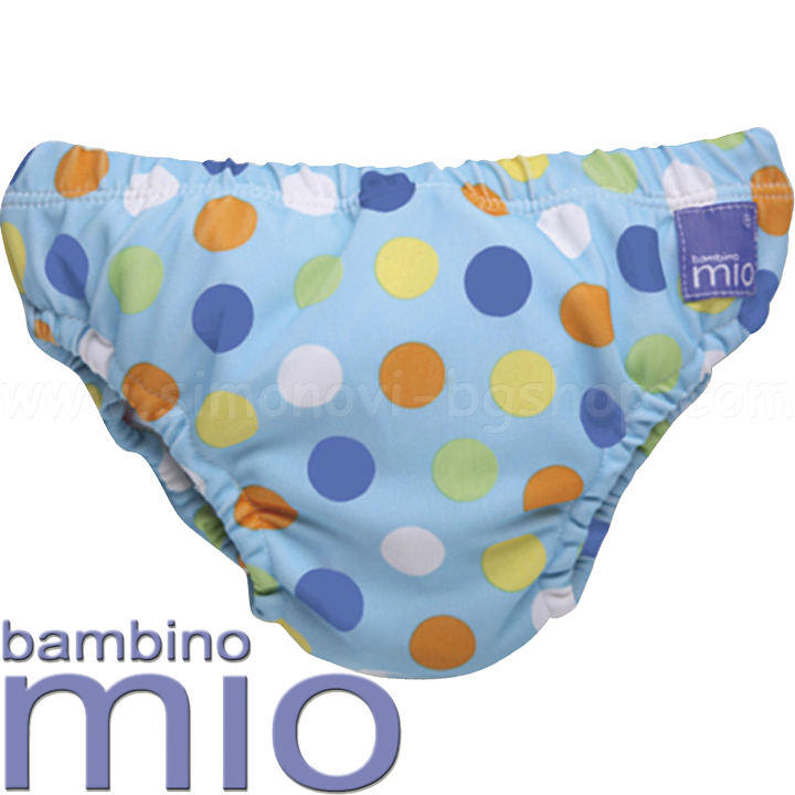 BambinoMio   Mio Swim Nappie 7-9kg.  Dots Blue