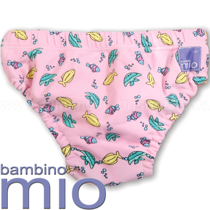 BambinoMio   Mio Swim Nappie 5-7kg. Fish Pink