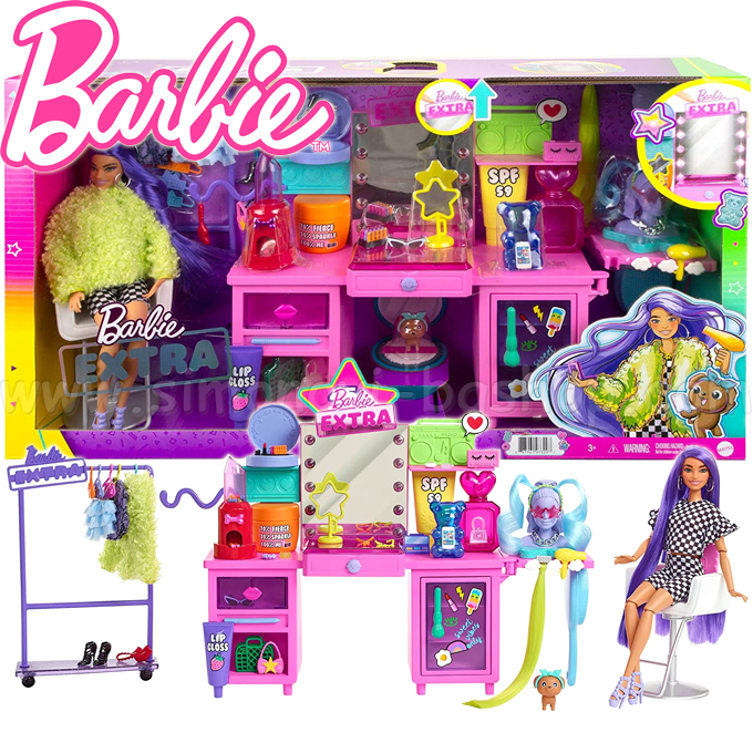 Barbie Extra Play set with doll GYJ70