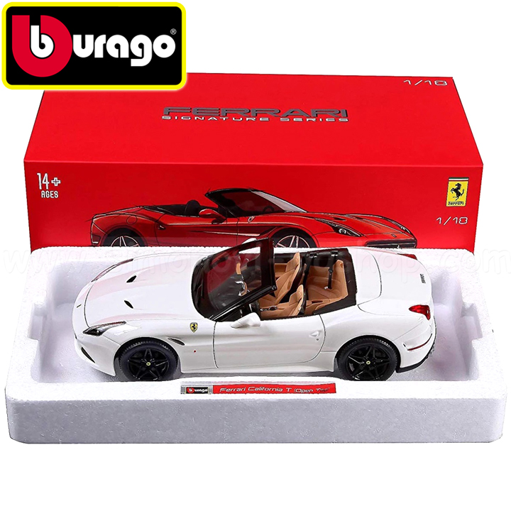 Bburago  1:18 Ferrari California T White 18-16904