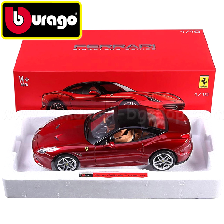 Bburago  1:18 Ferrari California T Red 18-16902