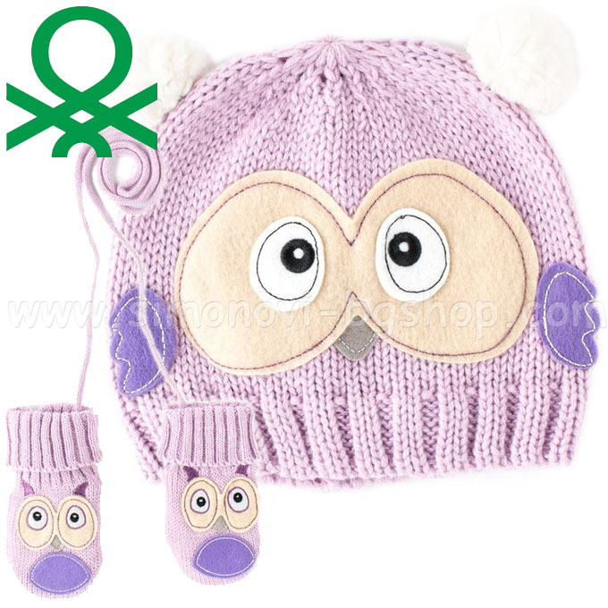 Benetton - ������ �������� ����� � ��� Beanie and Mittens (12-24