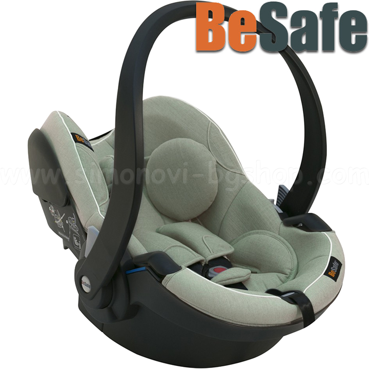 BeSafe iZi Go Modular iSize Col.09 Sea Green Melange