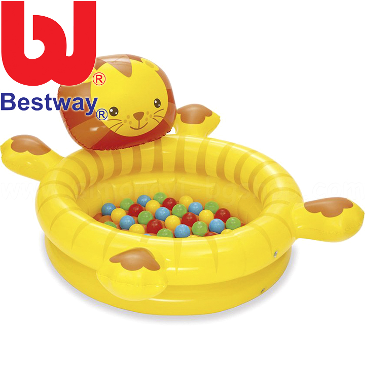 Bestway - Leu de copil gonflabil cu 50 buc. mingea 52261