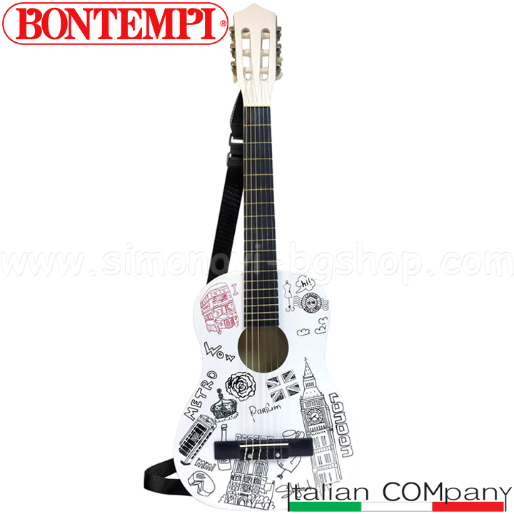 Bontempi Children's Wood Guitar London 238512
