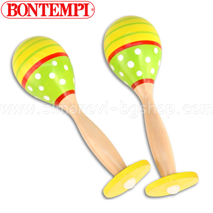 Bontempi Children's wooden maracas MRW2010