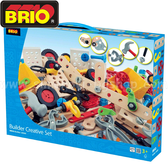 Children Brio wooden constructor 270ch. 34,589