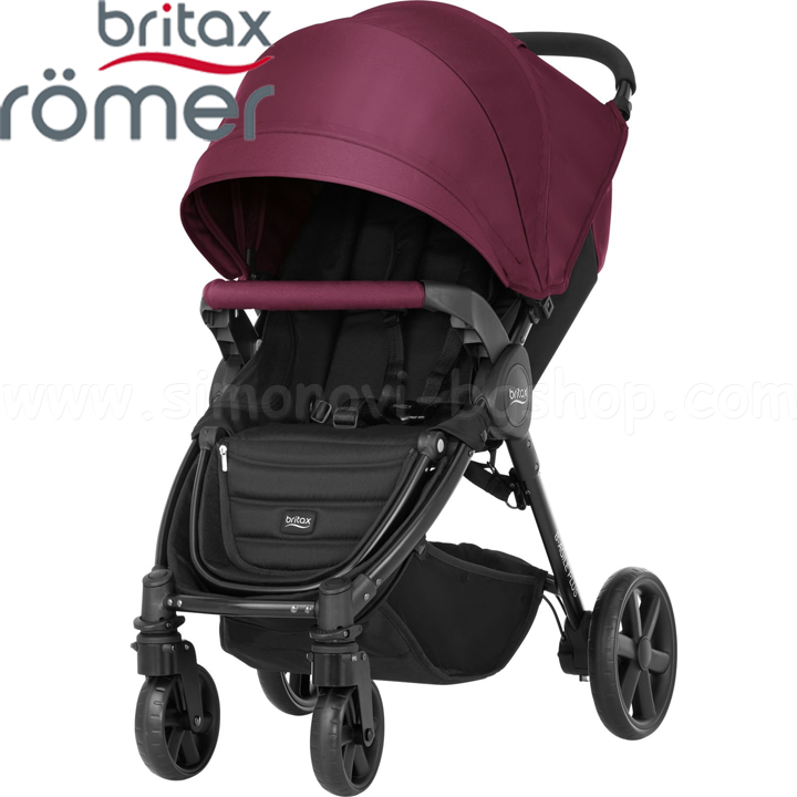 Britax Romer Cărucior pentru copii B-Agile Plus Wine Red