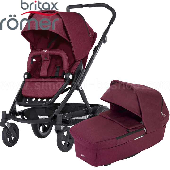 Britax Romer Carucior pentru copii Go Next Wine Red Melange
