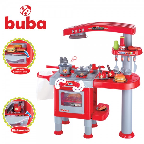 * Buba Superior large children's kitchen in red 00855A