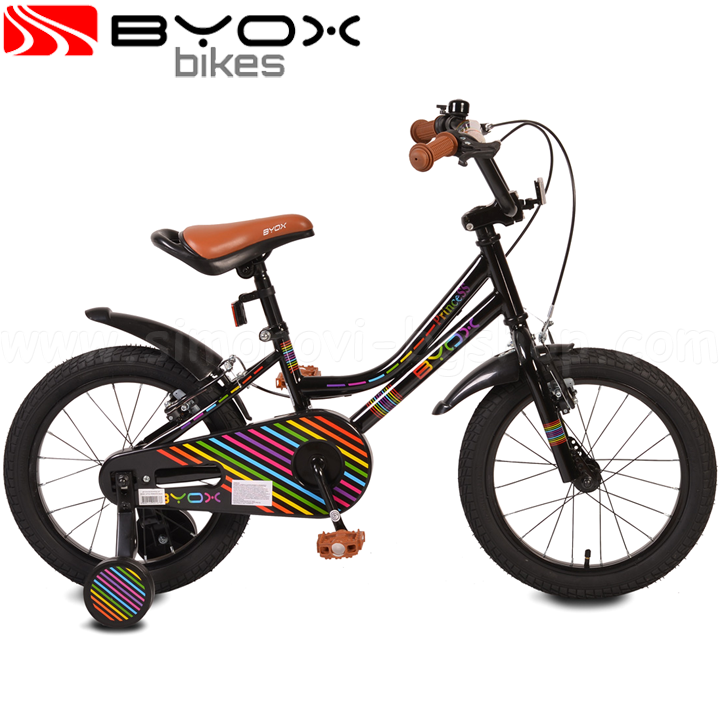 *Byox Bikes Детски велосипед 16" Little Princess Black *Byox Bikes Детски велосипед 16" Little Princess Black