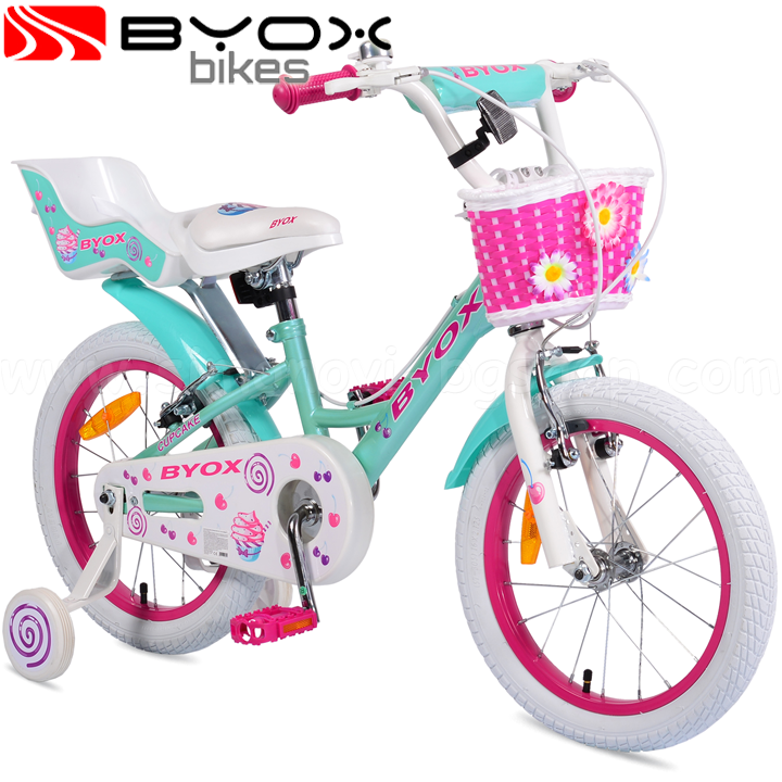 *Byox Bikes Детски велосипед 16" Cupcake *Byox Bikes Детски велосипед 16" Cupcake