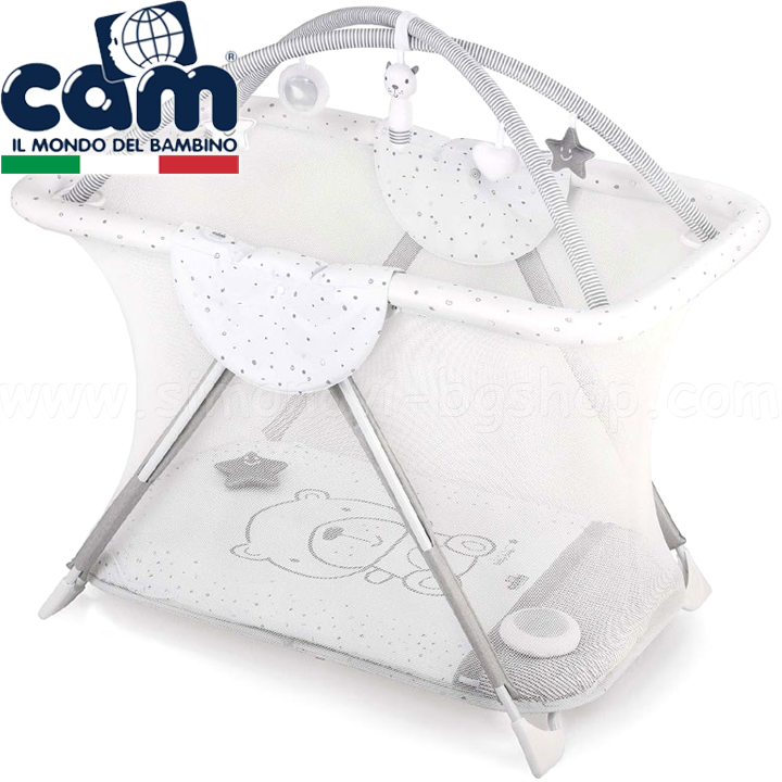 * 2022 Cam BREVETTATO MILLEGIOCHI Playground with teddy bear Gray Bear col.247