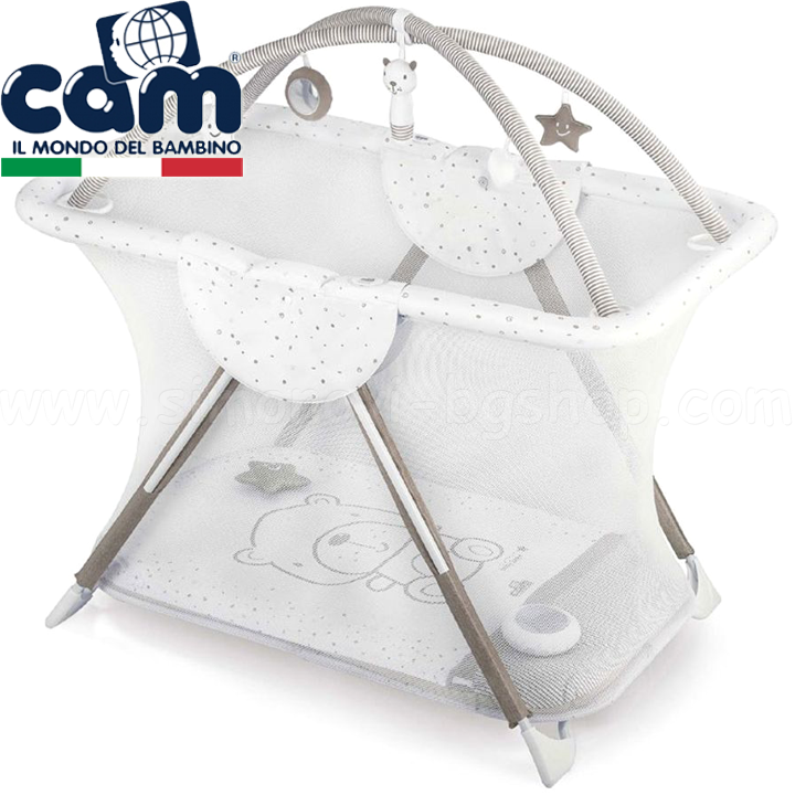 * 2022 Cam BREVETTATO MILLEGIOCHI Playground with teddy bear Beige Bear col.248