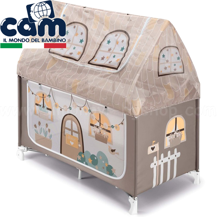 * 2023 Cam Daily Dolci Sogni Sleeping basket 2 levels Beige CAMDS02301BE