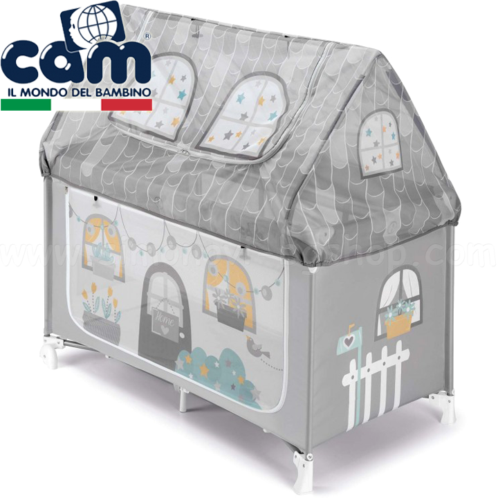 * 2023 Cam Daily Dolci Sogni Sleeping basket 2 levels GreyCAMDS02302GR