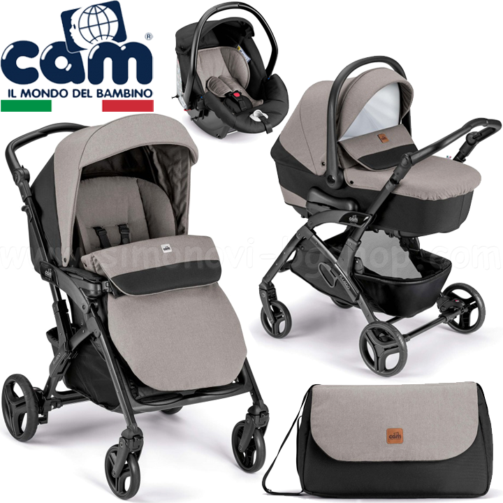 * 2023 CAM FLUIDO EASY Carucior copii 3 in 1 Col.943