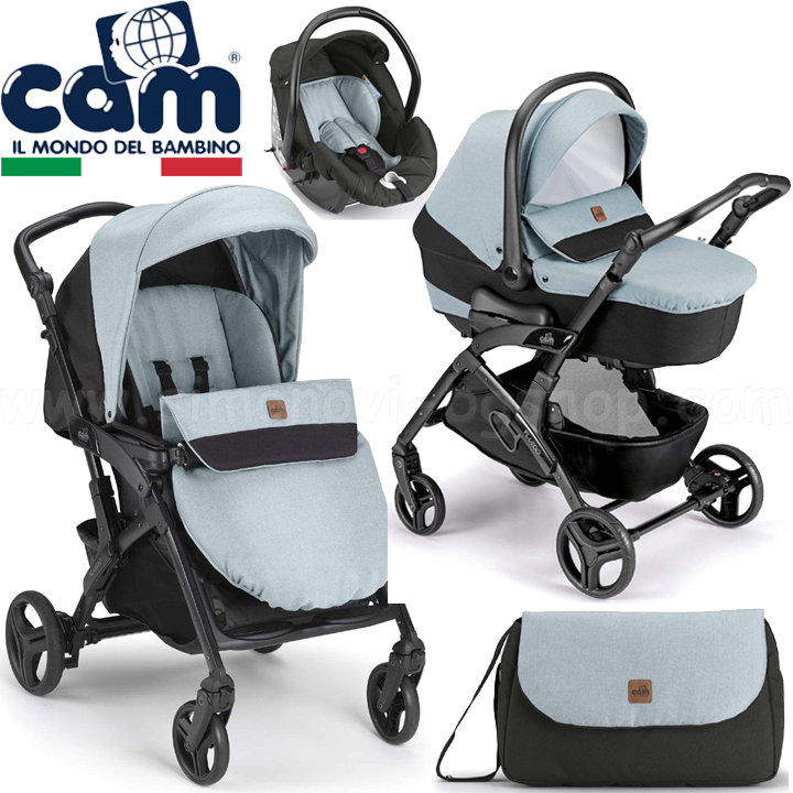 * 2023 CAM FLUIDO EASY Carucior copii 3 in 1 Col.945