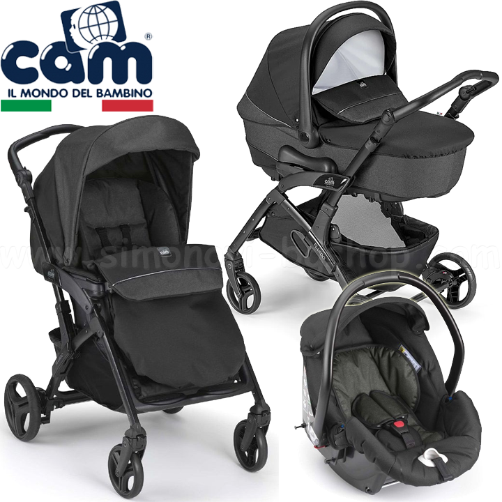 * 2023 CAM FLUIDO EASY Carucior copii 3 in 1 Col.947