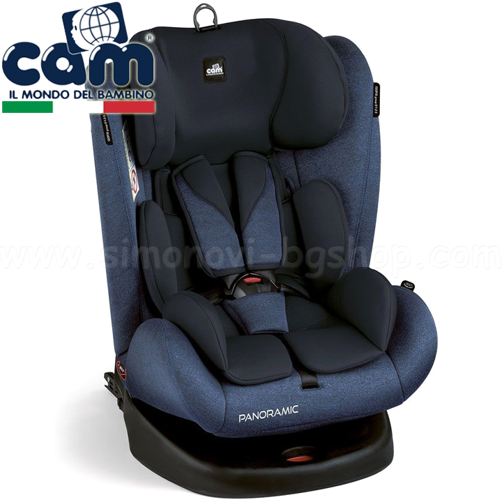 * 2021 CAM    PANORAMIC ISOFIX 0-36. col.162 Blue