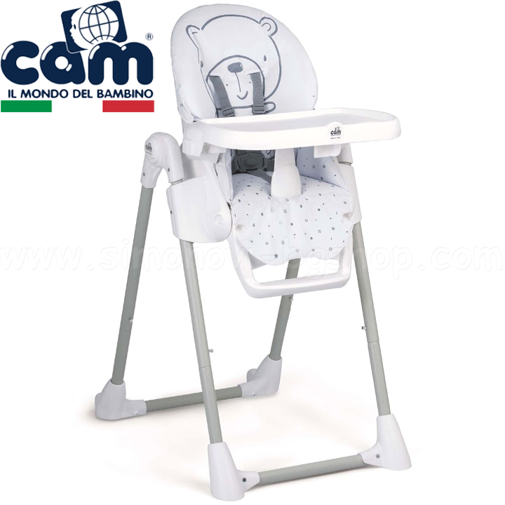 *Cam Pappananna highchair Grey Bear col.247