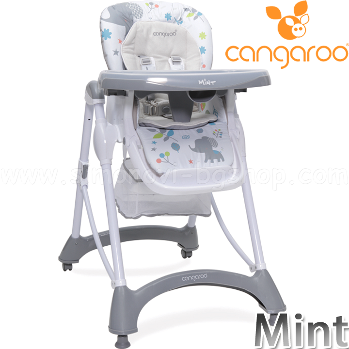 Cangaroo highchair Mint Grey