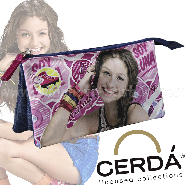 Pungă de soia Luna Student cu trei compartimente 2100001850 Cerda