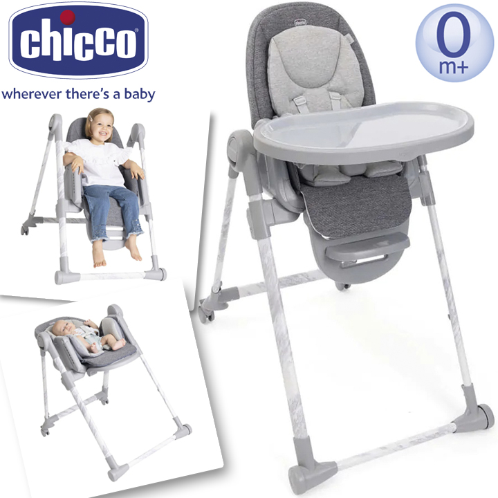 Scaunul înalt Chicco POLLY ARMONIA CARRARA